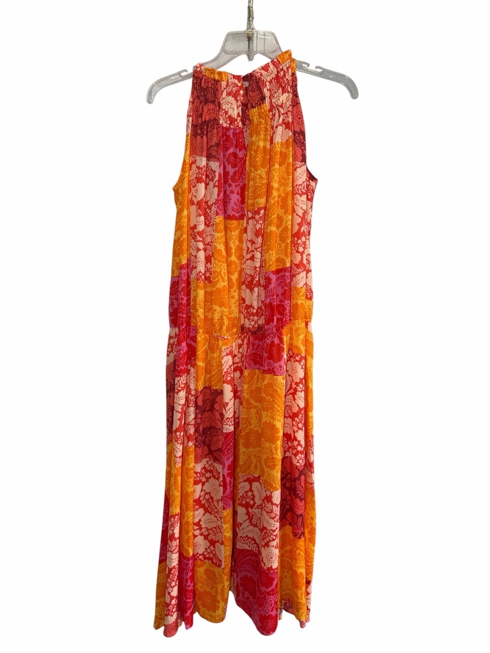 Ann Taylor Patchwork Floral Maxi Dress Size Small - Picture 5 of 9